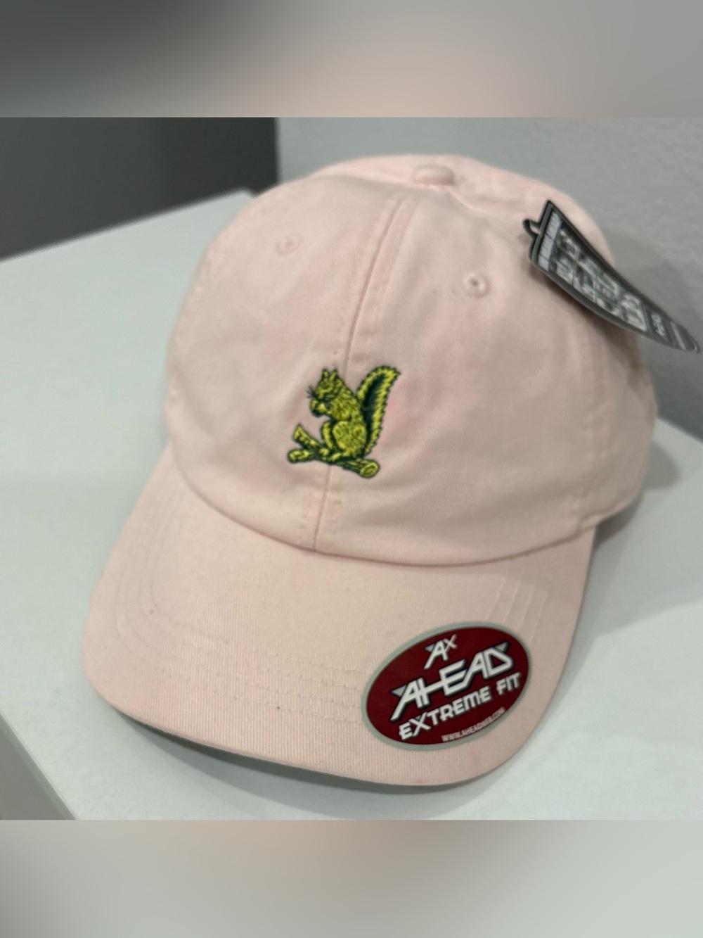 NWT AHead Pink The Country Club Brookline, Massachusetts Adjustable Cap Hat OS